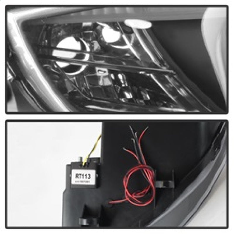 Spyder BMW Z4 03-08 Projector Headlights Halogen Model Only - LED Halo Black PRO-YD-BMWZ403-HL-BK SPYDER Headlights  AXOPROS