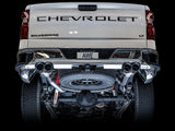 AWE Tuning 4th Gen GM 1500 5.3L 0FG Catback Split Rear Exit (w/ Bumper Cutouts) - Quad Chrome Tips AWE Tuning Catback  AXOPROS