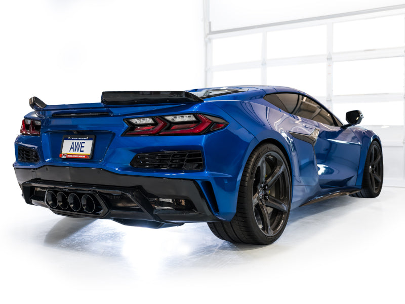 AWE 2023 C8 Corvette Z06 SwitchPath Cat-Back Exhaust - Diamond Black Tips AWE Tuning Catback  AXOPROS