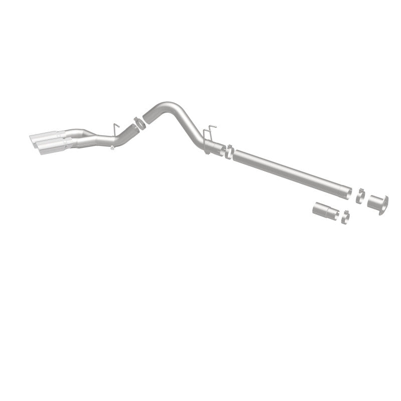 MagnaFlow 08-17 Ford F-250/F-350/F-450 4.6L/6.7 DPF-Back SS 4in Dual Single Passenger Side Rear Exit Magnaflow DPF Back  AXOPROS