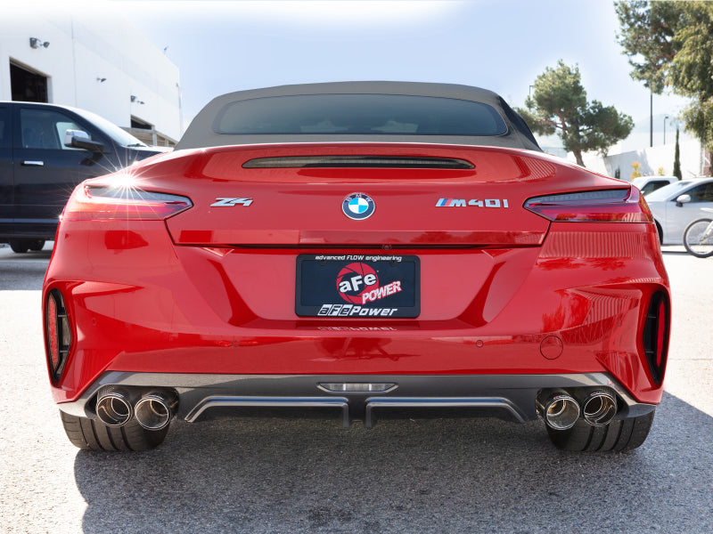 aFe 19-24 BMW Z4 M40i (G29) B58 Turbo MACH Force-Xp 3in to 2-1/2in SS CB Exhaust System - Carbon aFe Catback  AXOPROS
