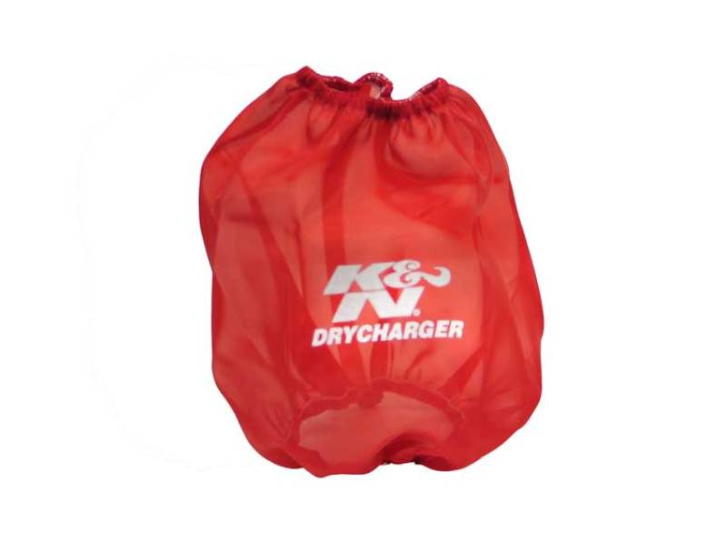 K&N Round Tapered Drycharger Air Filter Wrap Red 7.5in Base ID x 5in Top ID x 7.5in H K&N Engineering Pre-Filters  AXOPROS
