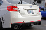 PERRIN 15-21 Subaru WRX/STI Tow Hook Kit (Rear) - Red Perrin Performance Tow Hooks  AXOPROS