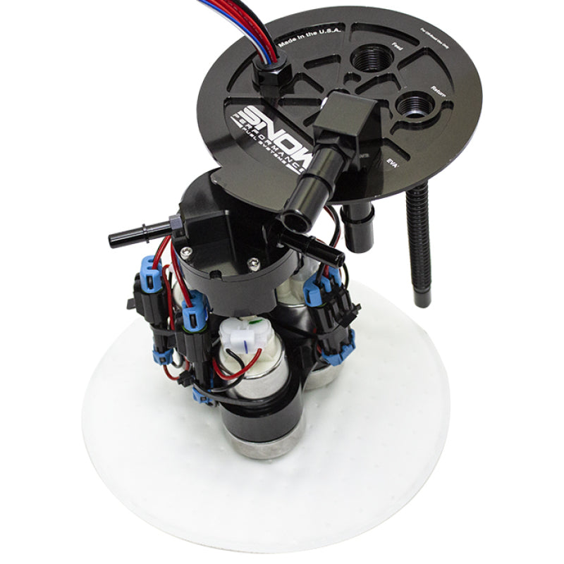 Snow Performance Chevrolet Camaro 6th Gen Fuel Hat (Triple Pump) Snow Performance Fuel Pumps  AXOPROS
