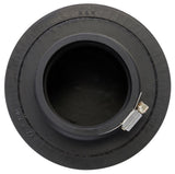K&N Filter Universal Rubber Filter 3in Flange ID 6in Base OD 5.125in Top OD 5in Height K&N Engineering Air Filters - Universal Fit  AXOPROS