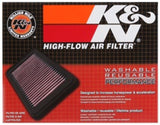 K&N 08 Ford Fiesta 1.25L-L4 Drop In Air Filter K&N Engineering Air Filters - Drop In  AXOPROS