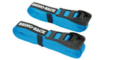 Rhino-Rack Rapid Tie Down Straps w/Buckle Protector - 4.5m/15ft - Pair - Red Rhino-Rack Cargo Tie-Downs  AXOPROS
