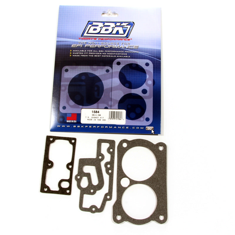 BBK 85-97 GM 305350 LT1 Twin 58mm Throttle Body Gasket Kit BBK Air Intake Components  AXOPROS