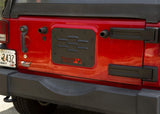 Rugged Ridge Tire Carrier Delete Plate 07-18 Jeep Wrangler JK Rugged Ridge Spare Tire Carriers  AXOPROS