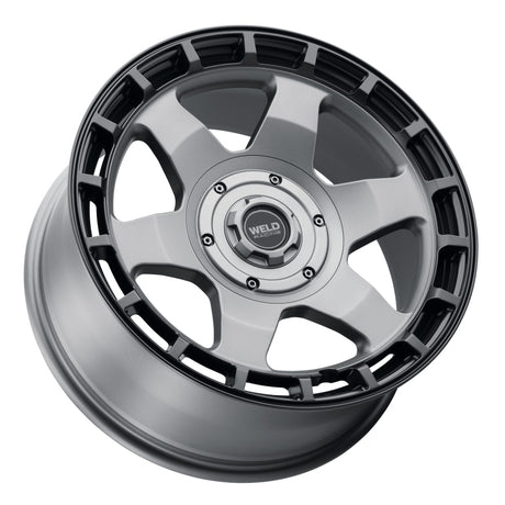 Weld Weld Off-Road Ridge 20x9 - 8x170 BP - ET0 - 125.1mm CB - Satin Gunmetal Wheel (Black Ring) Wheels - Cast aftermarket performance part