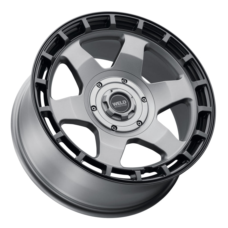 Weld Weld Off-Road Ridge 17x9 - 5x114.3 / 5x127 BP - ET-12 - 78.1mm CB Satin Gunmetal Wheel (Black Ring) Wheels - Cast aftermarket performance part