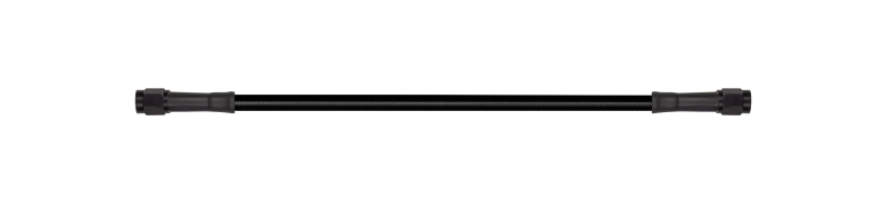 Goodridge 12in Universal Brake Line Assembly w/Black Zinc Fittings & Black Hose Goodridge Brake Line Kits  AXOPROS
