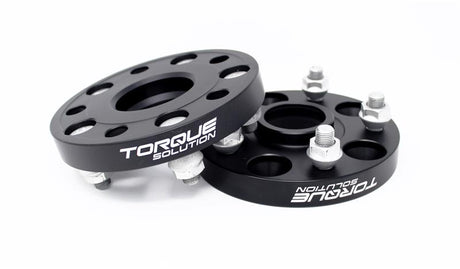 Torque Solution Forged Aluminum Wheel Spacer Subaru 56mm Hub 5x100 - 25mm Torque Solution Wheel Spacers & Adapters  AXOPROS