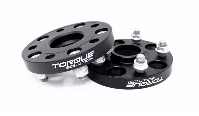 Torque Solution Forged Aluminum Wheel Spacer Subaru 56mm Hub 5x100 - 25mm Torque Solution Wheel Spacers & Adapters  AXOPROS