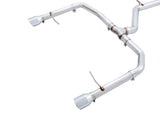 AWE Tuning 18-21 Volkswagen Jetta GLI Mk7 Track Edition Exhaust - Chrome Silver Tips (Fits OEM DP) AWE Tuning Catback  AXOPROS