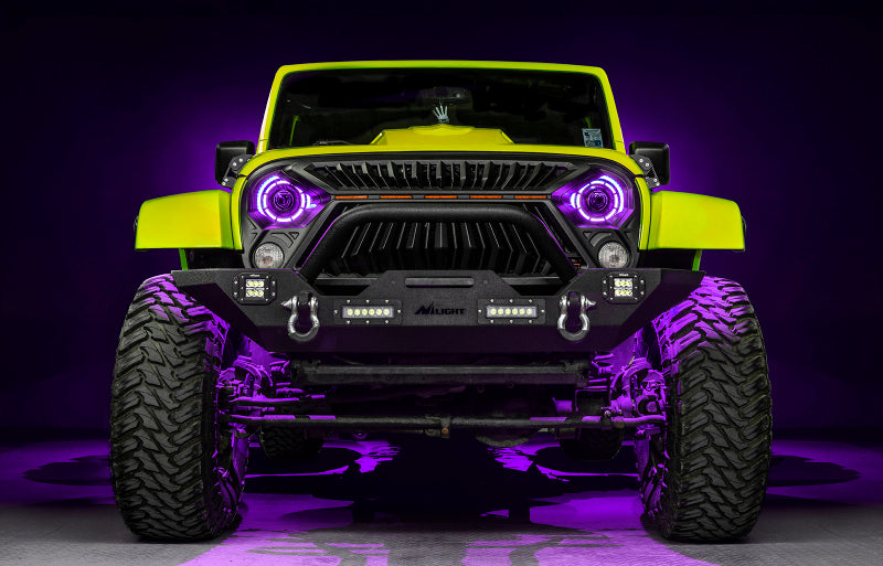 Oracle Oculus 7in ColorSHIFT Bi-LED Projector Headlights for Jeep Wrangler JK SEE WARRANTY ORACLE Lighting Headlights  AXOPROS