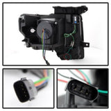 Spyder Ford F150 13-14 Projector Fctry Xenon Model- Light Bar DRL Chrm PRO-YD-FF15013-LBDRL-HID-C SPYDER Headlights  AXOPROS