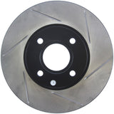 StopTech 2014 Ford Fiesta Left Front Disc Slotted Brake Rotor Stoptech Brake Rotors - Slotted  AXOPROS
