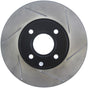 StopTech 2014 Ford Fiesta Left Front Disc Slotted Brake Rotor Stoptech Brake Rotors - Slotted  AXOPROS