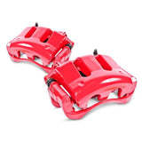Power Stop 00-06 Audi TT Quattro (w/Non Vented Rotors Only) Rear Red Calipers w/Brackets - Pair PowerStop Brake Calipers - Perf  AXOPROS