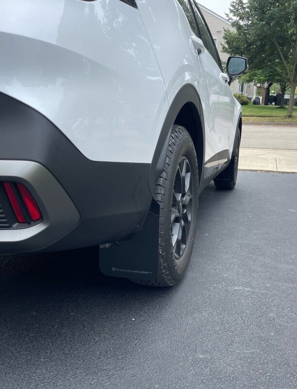 Rally Armor 23-25 Kia Sportage Black UR Mud Flap w/ Dark Grey Logo Rally Armor Mud Flaps  AXOPROS