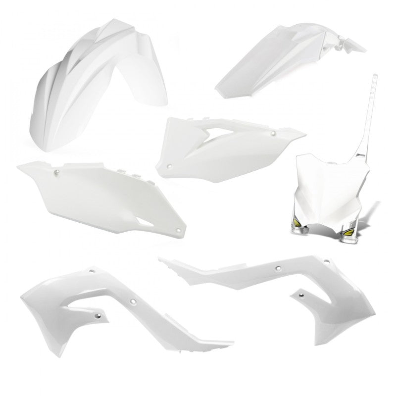 Cycra 21-23 Kawasaki KX450X 5 PC. Replica Body Kit - White Cycra Plastics  AXOPROS