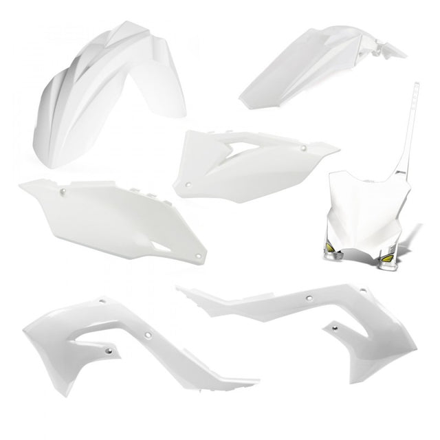 Cycra 21-23 Kawasaki KX450X 5 PC. Replica Body Kit - White Cycra Plastics  AXOPROS