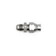 DeatschWerks 6AN Male Flare to 5/16in Hardline Compression Adapter - Anodized Matte Black DeatschWerks Fuel Components Misc  AXOPROS