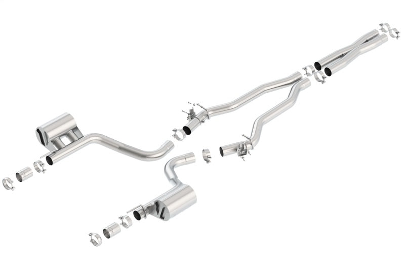 Borla 2015 Dodge Challenger Hellcat 6.2L V8 ATAK Catback Exhaust No Tips Factory Valance Borla Catback  AXOPROS