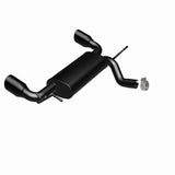 MagnaFlow 07-17 Jeep Wrangler JK 3.8/3.6L Dual Split Rear Exit Black Axle-Back Exhaust Magnaflow Axle Back  AXOPROS
