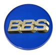 BBS Center Cap 70.6mm Blue/Gold (3-Tab) BBS Wheel Center Caps  AXOPROS