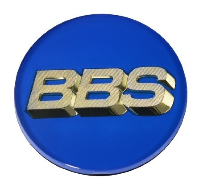 BBS Center Cap 70.6mm Blue/Gold (3-Tab) BBS Wheel Center Caps  AXOPROS