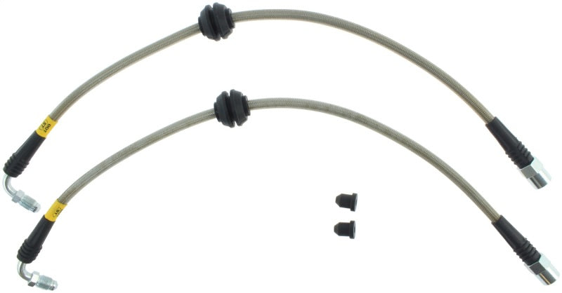 StopTech 07-08 Audi RS4 Front Stainless Steel Brake Line Kit Stoptech Brake Line Kits  AXOPROS
