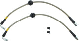 StopTech 07-08 Audi RS4 Front Stainless Steel Brake Line Kit Stoptech Brake Line Kits  AXOPROS