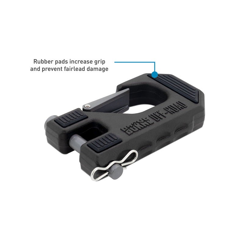 Borne Off-Road 10K Winch - Black Synthetic Rope Borne Off-Road Winches  AXOPROS