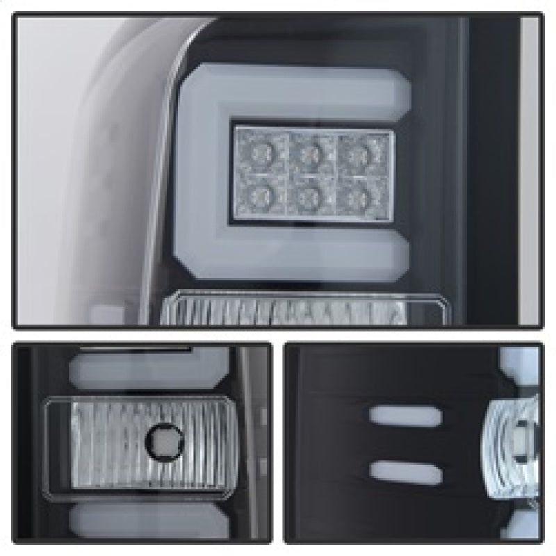 Spyder Chevy 1500 14-16 Light Bar LED Tail Lights Blk ALT-YD-CS14-LBLED-BK SPYDER Tail Lights  AXOPROS