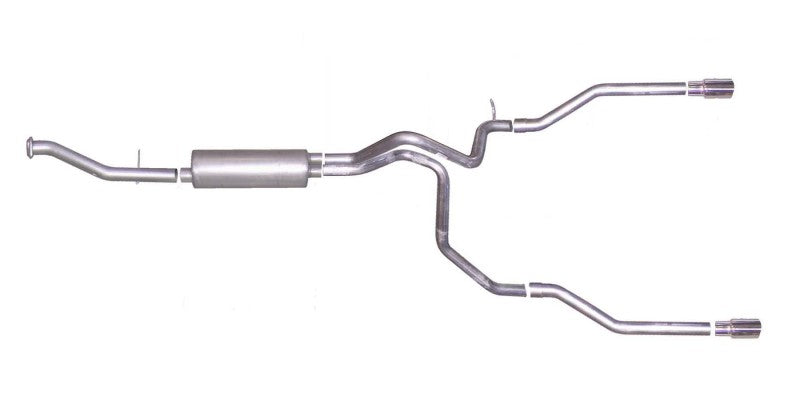 Gibson 02-05 Chevrolet Avalanche 1500 Base 5.3L 2.25in Cat-Back Dual Split Exhaust - Aluminized Gibson Catback  AXOPROS