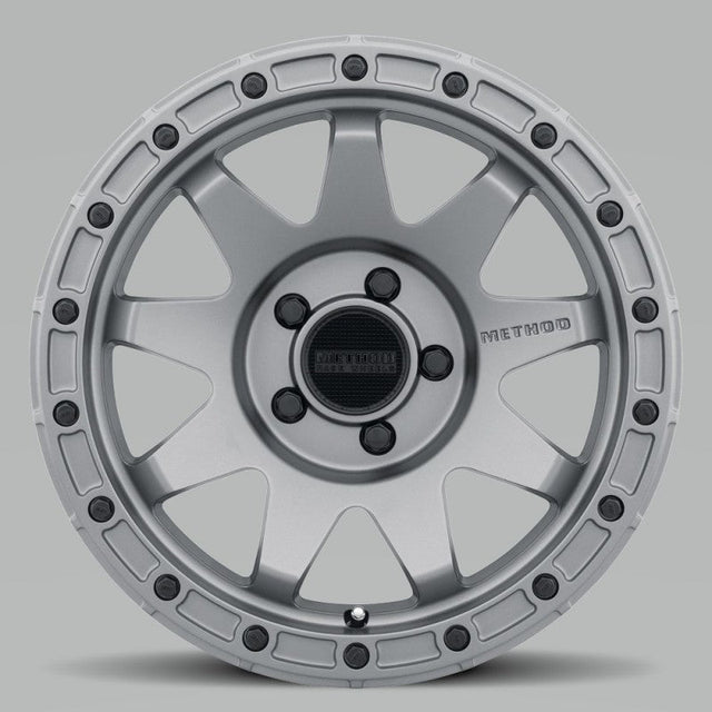 Method MR317 17x8.5 0mm Offset 5x5 71.5mm CB Matte Black Wheel Method Wheels Wheels - Cast  AXOPROS