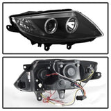 Spyder BMW Z4 03-08 Projector Headlights Halogen Model Only - LED Halo Black PRO-YD-BMWZ403-HL-BK SPYDER Headlights  AXOPROS