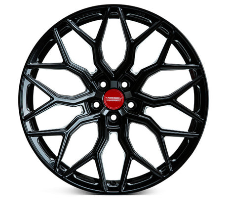 Vossen HF-2 20x9 / 5x120 / ET35 / Flat Face / 66.9 - Gloss Black Wheel Vossen Wheels - Forged  AXOPROS