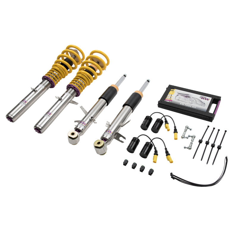 KW Coilover Kit V3 BMW X5 (F15) w/ Rear Air w/ EDC Bundle KW Coilovers  AXOPROS