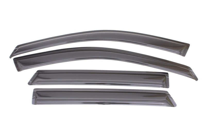 AVS 13-18 Hyundai Santa Fe (Excl. XL Model) Ventvisor Outside Mount Window Deflectors 4pc - Smoke AVS Wind Deflectors  AXOPROS