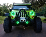 Oracle 7in High Powered LED Headlights - Black Bezel - Dynamic - Dynamic SEE WARRANTY ORACLE Lighting Headlights  AXOPROS