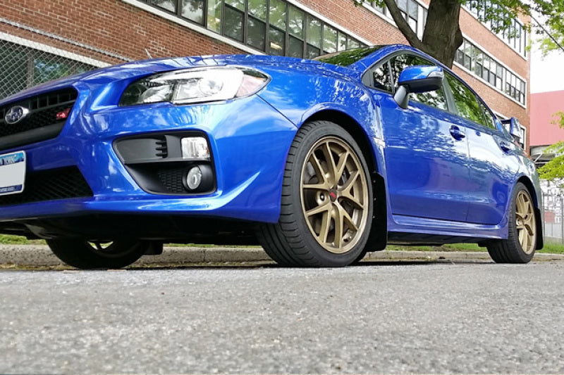 Rally Armor 15-21 Subaru WRX/STI Red UR Mud Flap w/White Logo Rally Armor Mud Flaps  AXOPROS