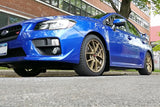 Rally Armor 15-21 Subaru WRX/STI Red UR Mud Flap w/White Logo Rally Armor Mud Flaps  AXOPROS