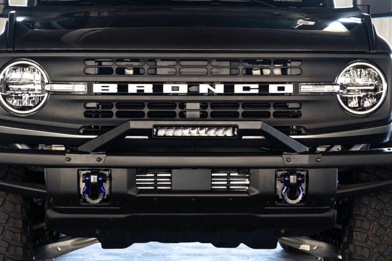 DV8 Offroad 21-22 Ford Bronco Factory Modular Front Bumper Bull Bar DV8 Offroad Bumpers - Steel  AXOPROS