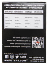 K&N Saturn/Chevrolet/Saab/Pontiac/Vauxhall Cartridge Oil Filter K&N Engineering Oil Filters  AXOPROS