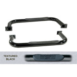 Rugged Ridge 3in Round Tube Side Steps Black 76-86 Jeep CJ7 Rugged Ridge Side Steps  AXOPROS