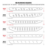 Go Rhino RB10 Running Boards - Tex Black - 87in Go Rhino Running Boards  AXOPROS