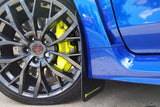 Rally Armor 15-21 Subaru WRX/STI Black UR Mud Flap w/Green Logo Rally Armor Mud Flaps  AXOPROS
